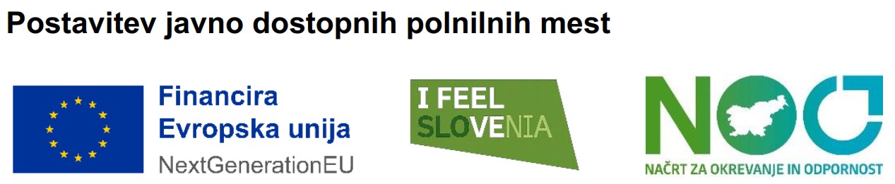 MOPE 2026 sofinaciranje javno dostopnih polnilnih mest